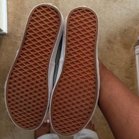 Vans Mint‎ Green Canvas Skate Sneakers - Picture 4 of 5